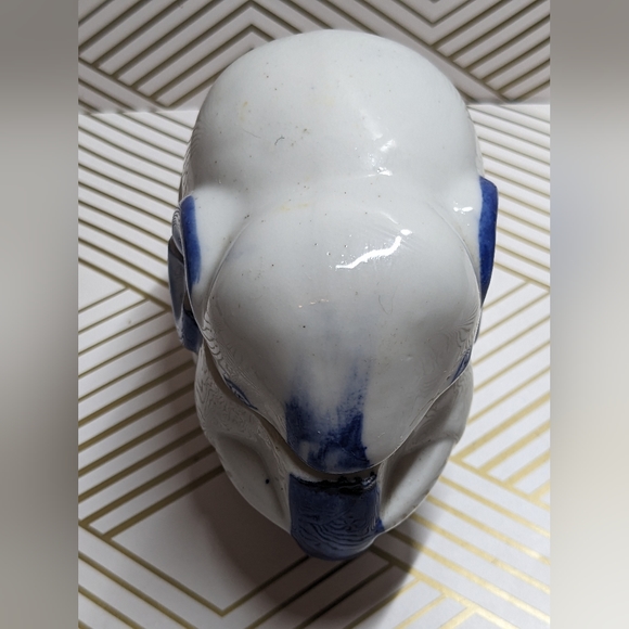 Beautiful Porcelain 3" x 5" Elephant Trinket Box Catch All Elephant Figurine... - Picture 7 of 10